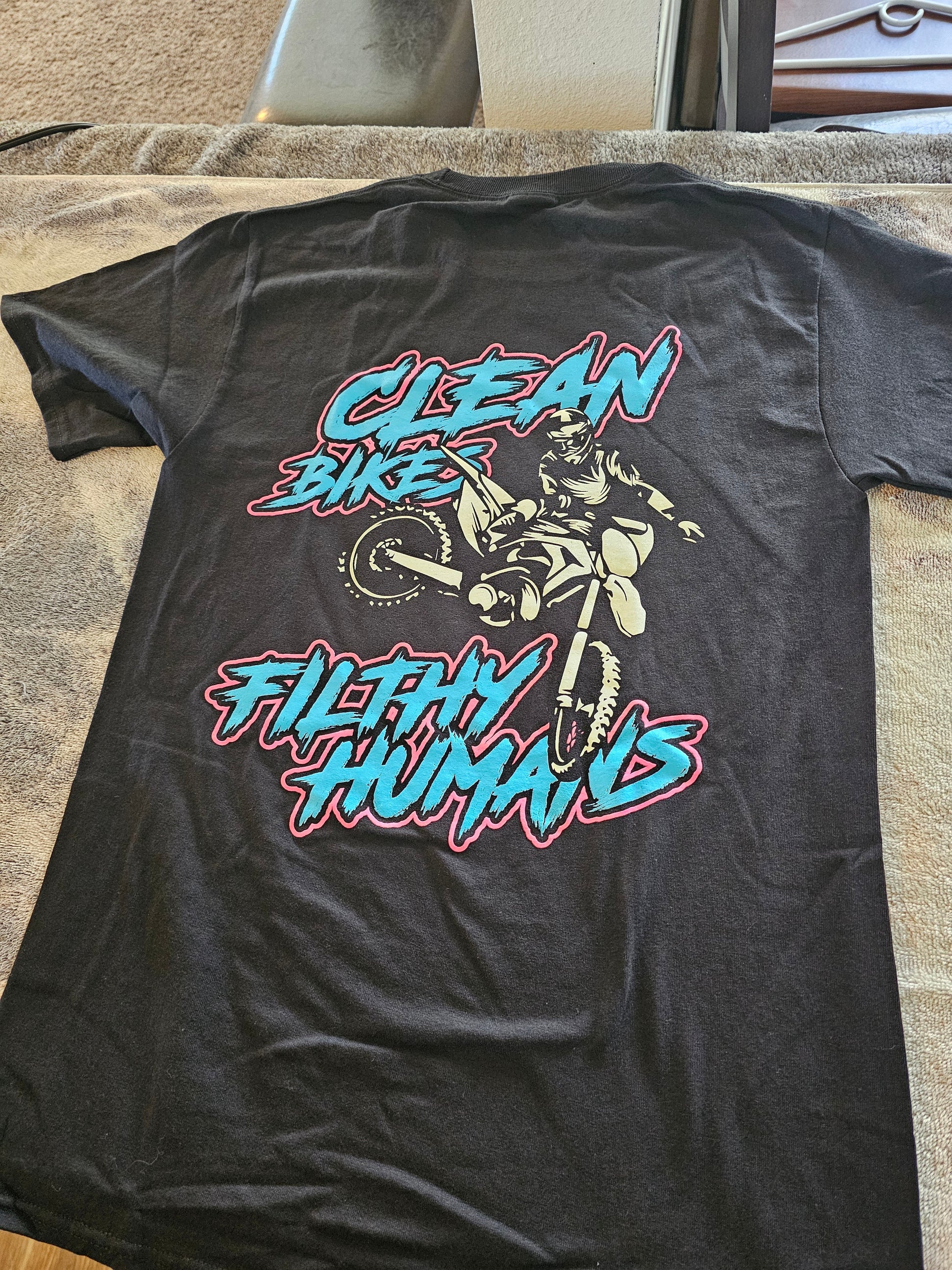 Clean Bikes Filthy Humans T-Shirt
