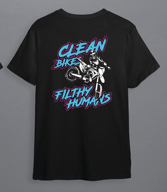 Clean Bikes Filthy Humans T-Shirt
