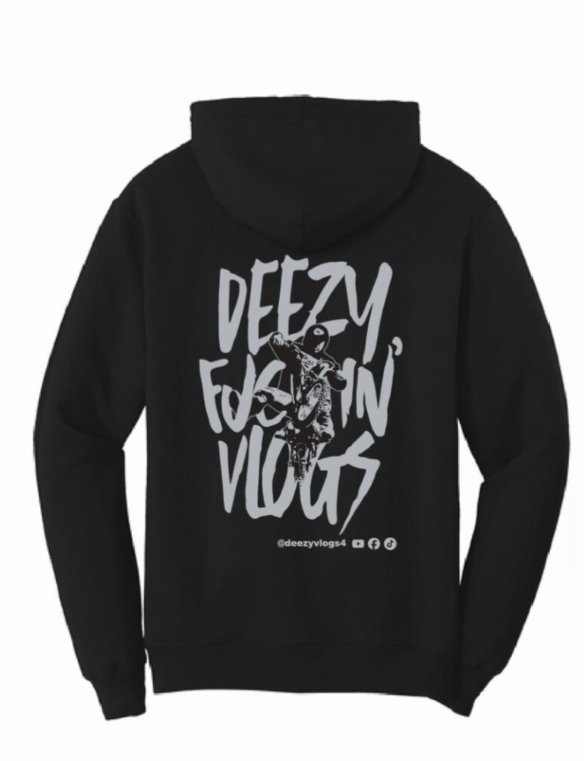 Deezy F**kin' Vlogs BLK/GREY Hoody