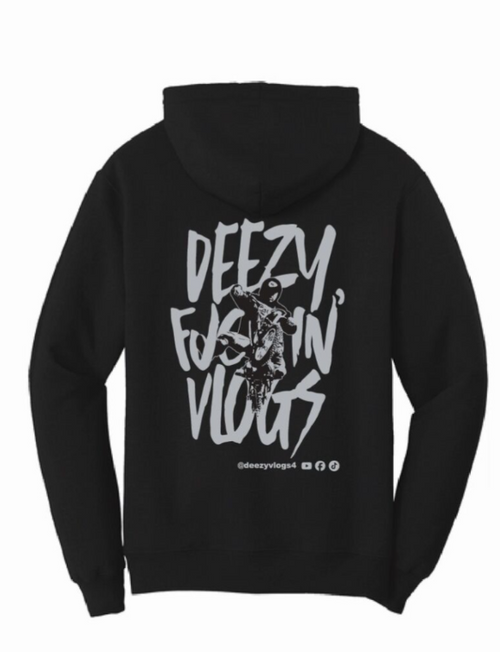 Deezy F**kin' Vlogs BLK/GREY Hoody
