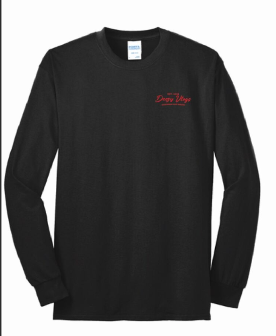Deezy F**kin' Vlogs Long Sleeve BLK/RED