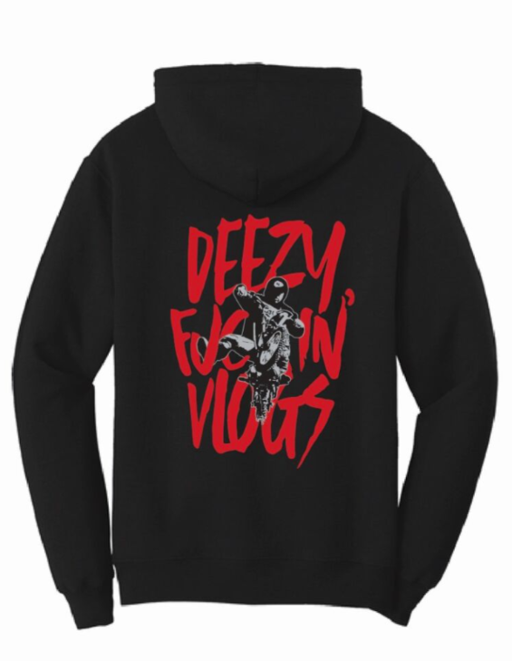Deezy F**king Vlogs RED Hoody
