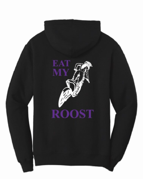 Eat My Roost BLk/Purp Hoody