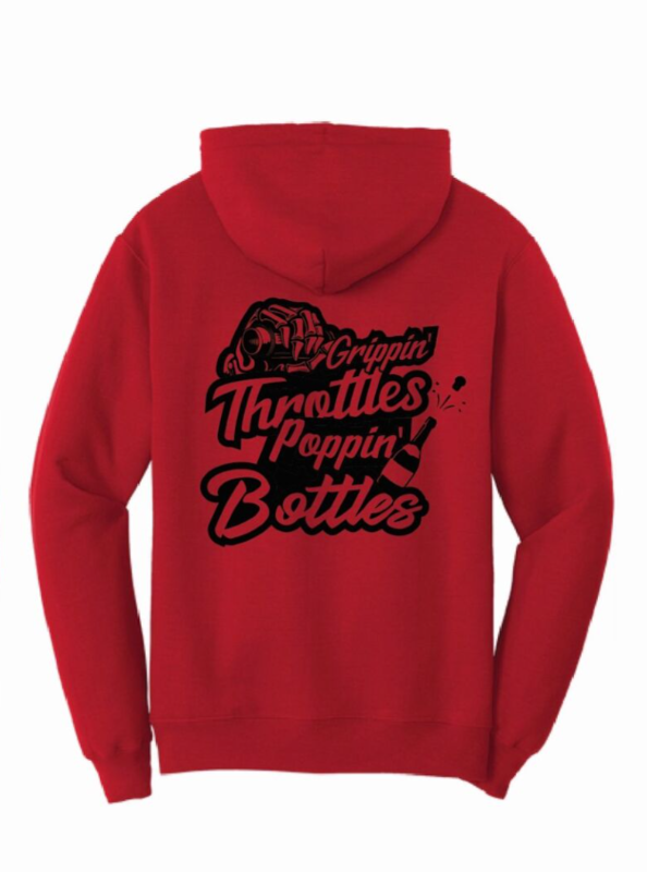 Grippin Thorttles Poppin Bottles RED Hoody