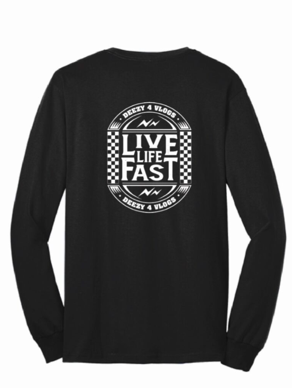 Live Life Fast Juke Box Long Sleeve
