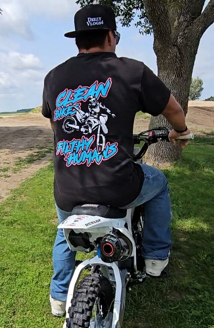 Clean Bikes Filthy Humans T-Shirt